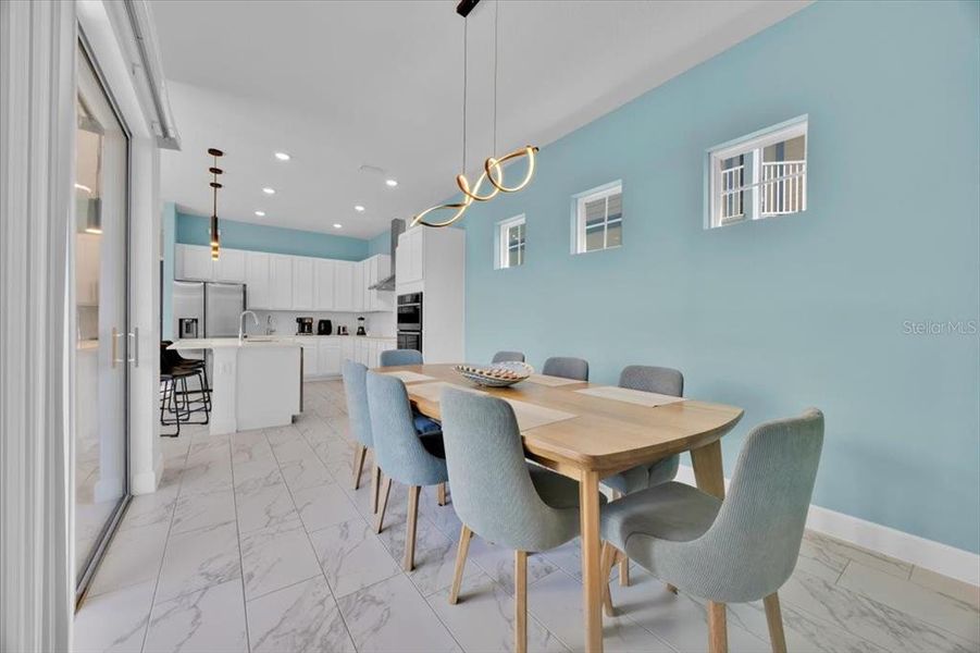 Furnished interior view inside a new home in , Reunion (Image 12).