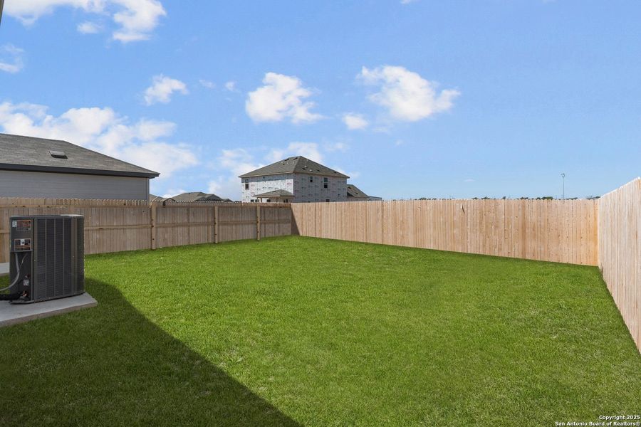 Exterior details and patio area of a home in Meadows at Clear Springs, New Braunfels (Image 12).