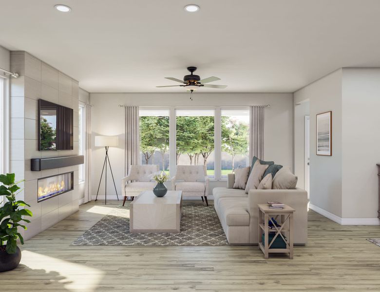 Furnished interior view inside a new home in Mason Woods, Cypress (Image 5). Furnished interior view inside a new home in Mason Woods, Cypress (Image 5).