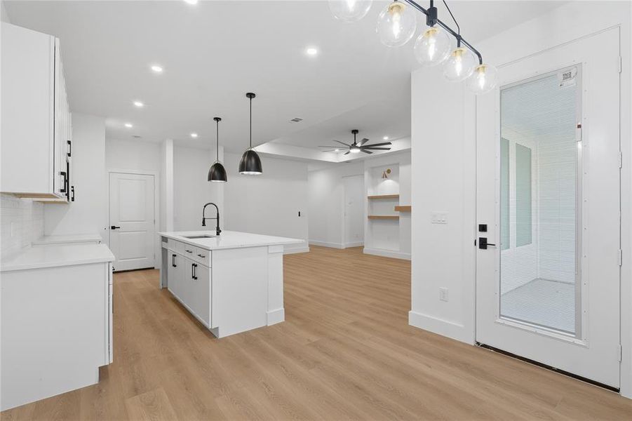 Furnished interior view inside a new home in , Dallas (Image 6). Furnished interior view inside a new home in , Dallas (Image 6).