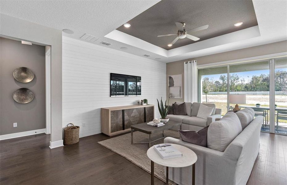 Furnished interior view inside a new home in Sunrise Estates, West Melbourne (Image 4).