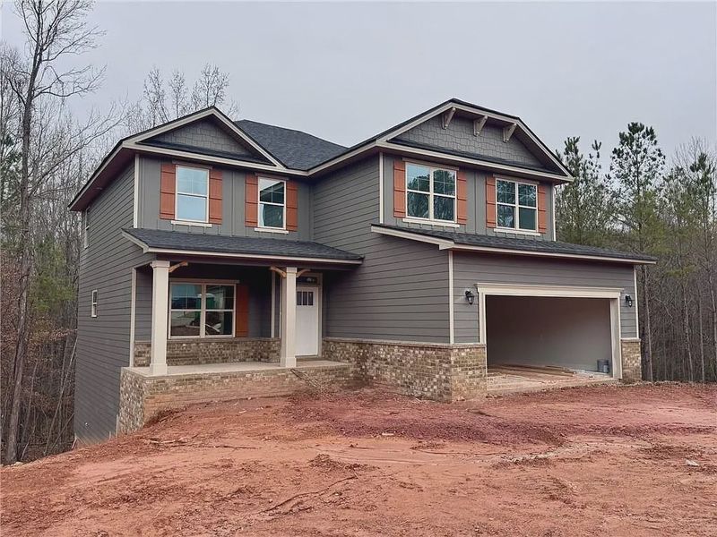 In-progress construction of a new home in Magnolia Villas, Cornelia, GA (Image 28).