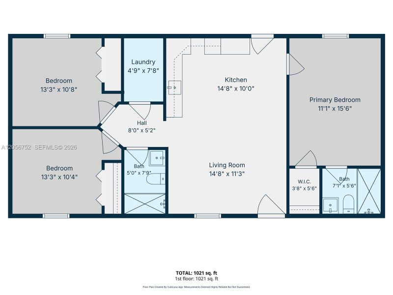 2D floor plan layout of this home in , Lehigh Acres, FL (Image 5). 2D floor plan layout of this home in , Lehigh Acres, FL (Image 5).