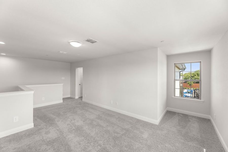 Representative exterior photo of a completed home built from the Palestine by Impression Homes in Main Street Village, Mansfield, TX (Image 21). Representative exterior photo of a completed home built from the Palestine by Impression Homes in Main Street Village, Mansfield, TX (Image 21).