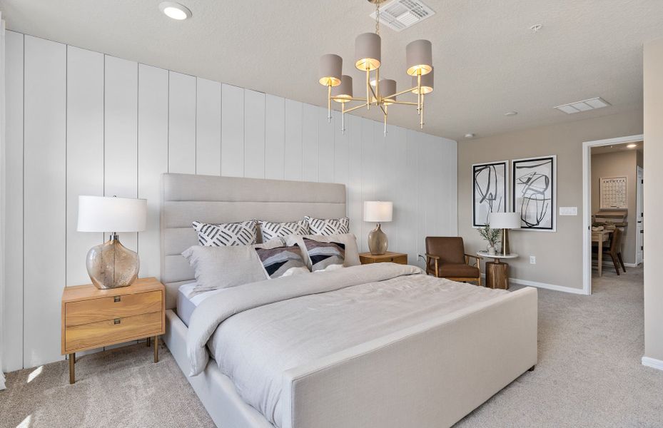 Furnished interior view inside a new home in EverBe, Orlando (Image 6).