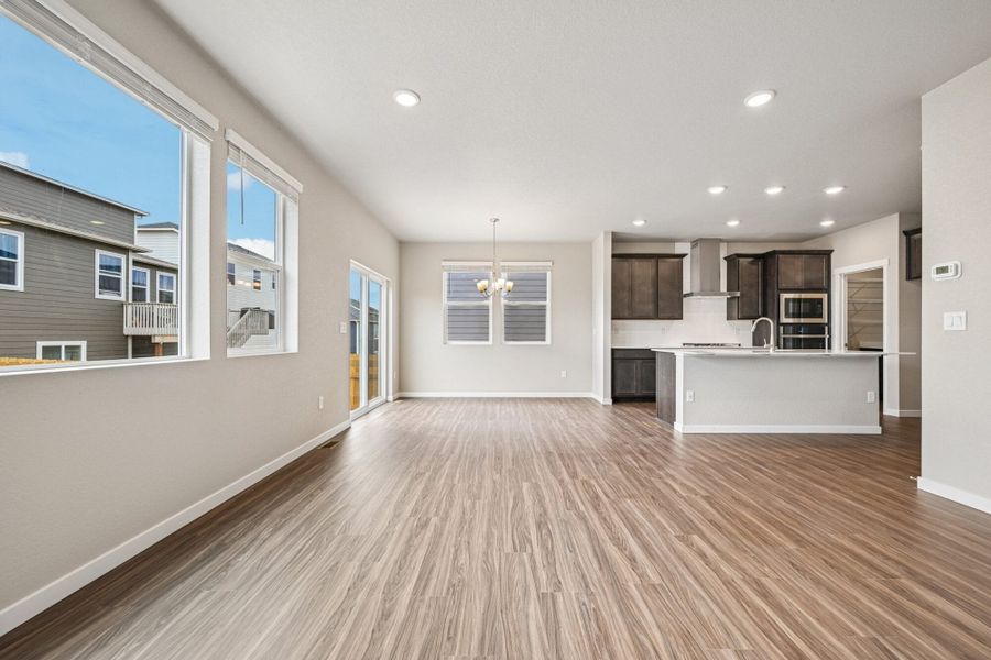 Spacious, unfurnished interior of a new home in Ridge at Lorson Ranch, Colorado Springs (Image 26). Spacious, unfurnished interior of a new home in Ridge at Lorson Ranch, Colorado Springs (Image 26).