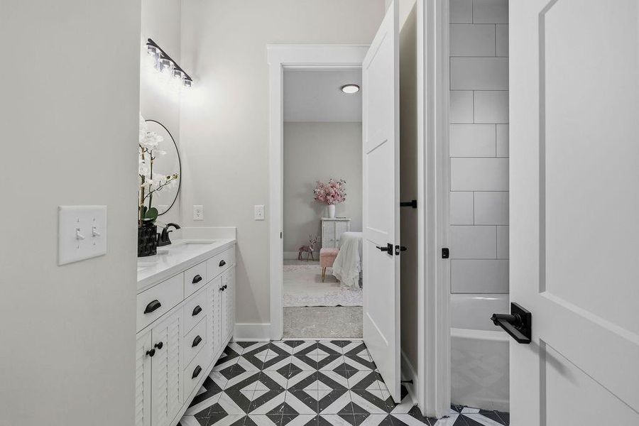 Furnished interior view inside a new home in , Marietta (Image 13).