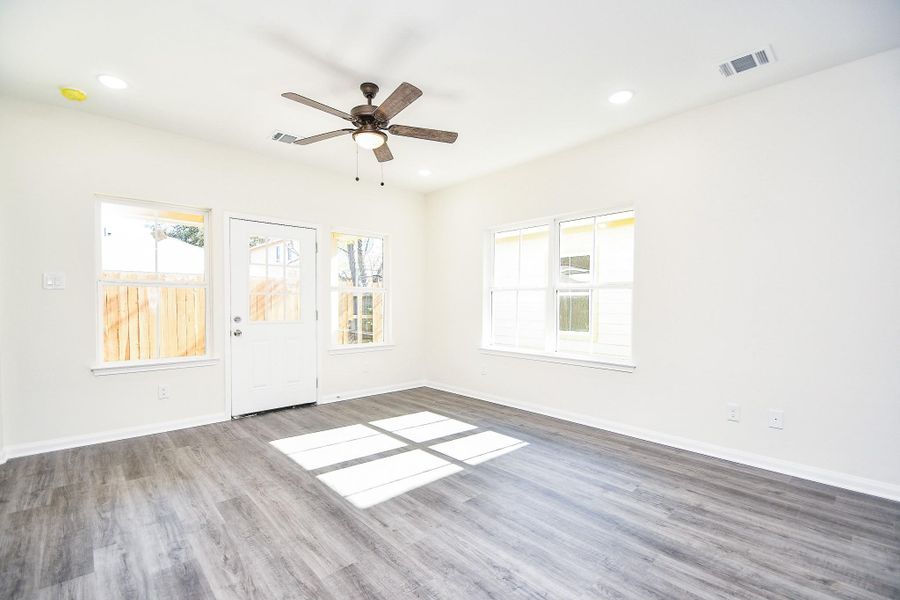 Spacious, unfurnished interior of a new home in , Houston (Image 23). Spacious, unfurnished interior of a new home in , Houston (Image 23).