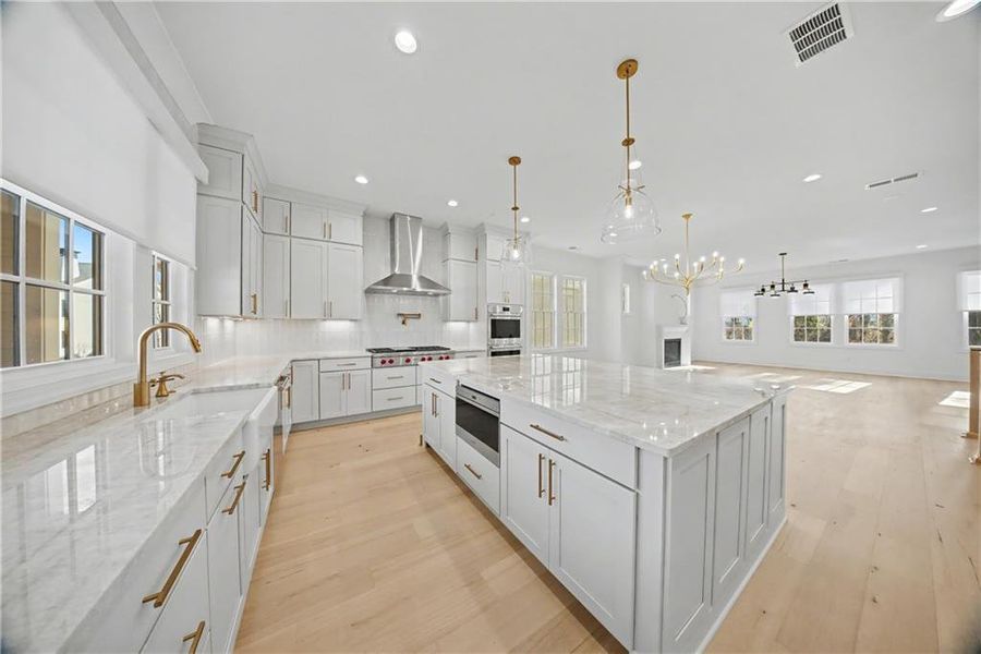 Furnished interior view inside a new home in , Alpharetta (Image 35).