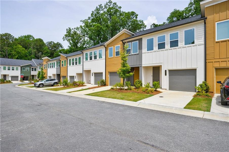 Front exterior of a new home in , Atlanta, GA, highlighting curb appeal (Image 2).