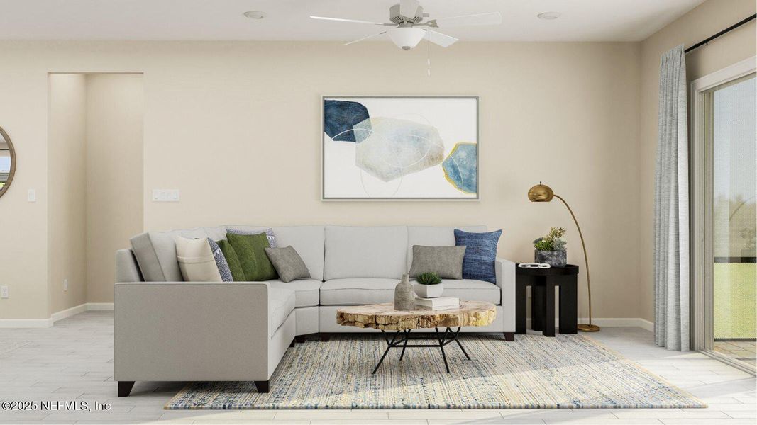 Furnished interior view inside a new home in , Green Cove Springs (Image 8).