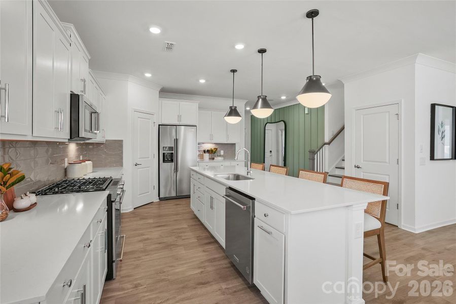 Furnished interior view inside a new home in Riverstone, Monroe (Image 6). Furnished interior view inside a new home in Riverstone, Monroe (Image 6).