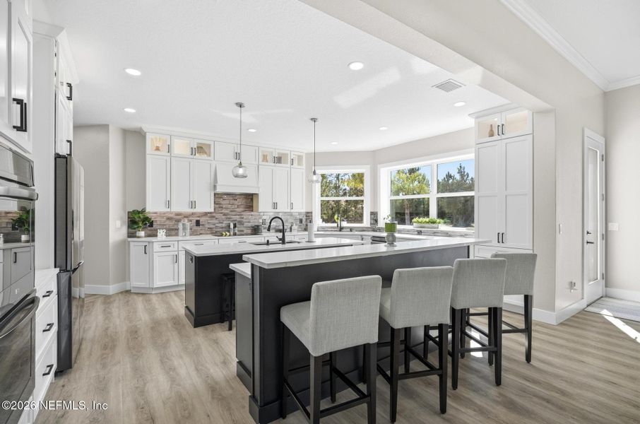 Furnished interior view inside a new home in , Palm Coast (Image 10). Furnished interior view inside a new home in , Palm Coast (Image 10).