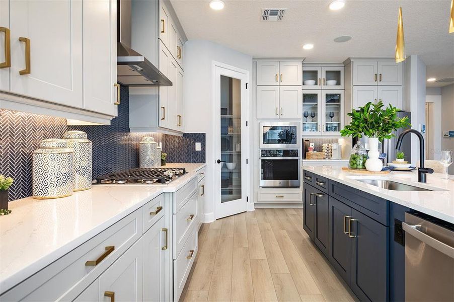 Furnished interior view inside a new home in Emerson Pointe, Apopka (Image 4). Furnished interior view inside a new home in Emerson Pointe, Apopka (Image 4).