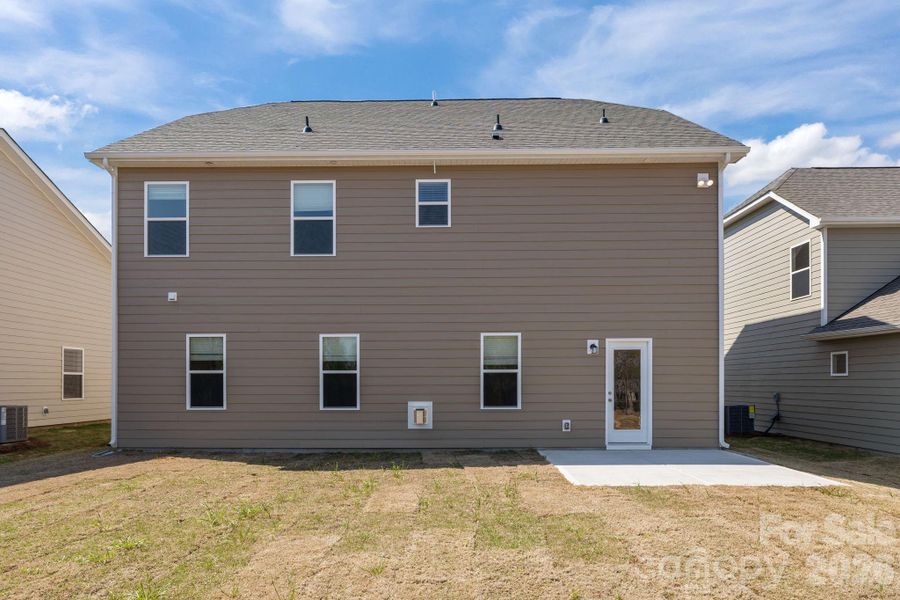 Exterior details and patio area of a home in McFarland Estates, York (Image 19).