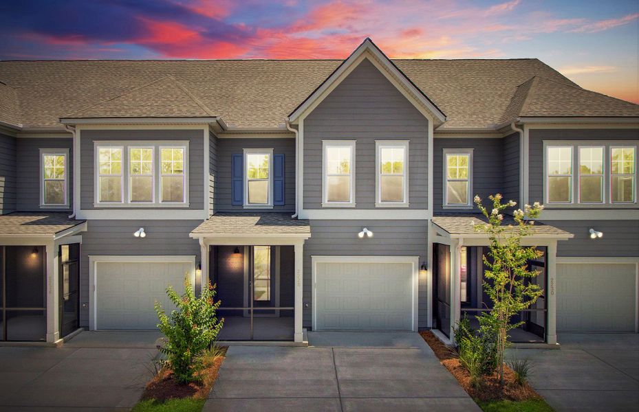 Front exterior of a new home in Alston Park, Greenville, SC, highlighting curb appeal (Image 2). Front exterior of a new home in Alston Park, Greenville, SC, highlighting curb appeal (Image 2).