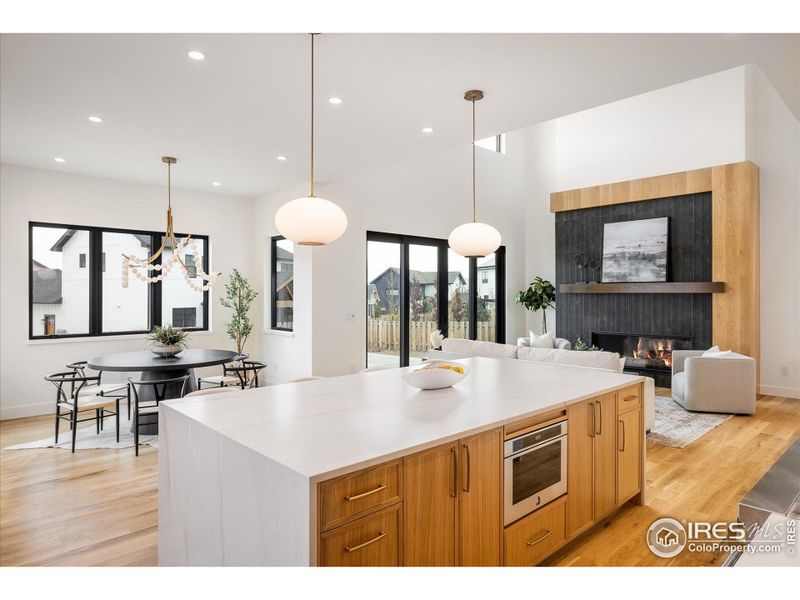 All of these windows bring so much light into this beautiful home.