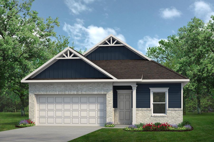 The Oakshire II- Elevation D The Oakshire II- Elevation D