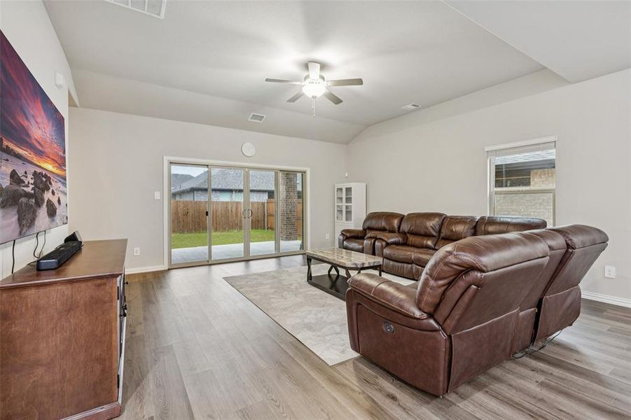 Furnished interior view inside a new home in Wolf Creek Farms - Signature Series, Melissa (Image 12).