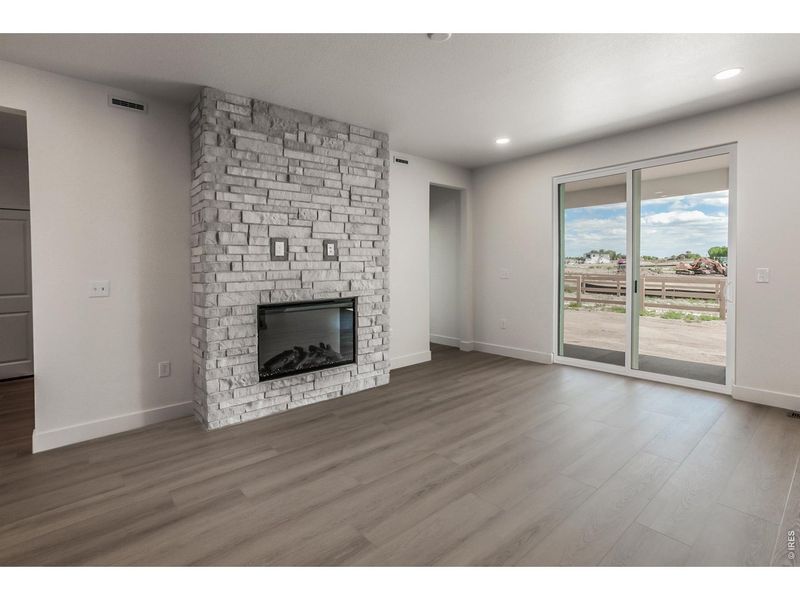 Spacious, unfurnished interior of a new home in Prairie Song Story Collection - Single Family Homes, Windsor (Image 22).