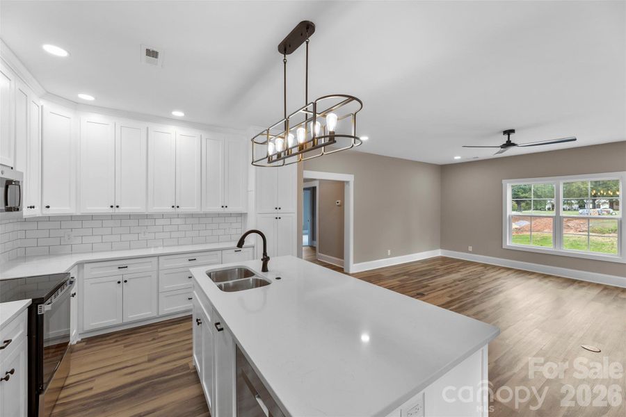 Furnished interior view inside a new home in , Kings Mountain (Image 9). Furnished interior view inside a new home in , Kings Mountain (Image 9).