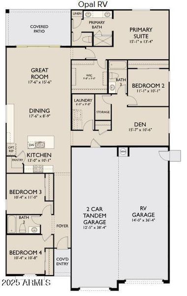 Opal RV - Right Garage - Center Slider Opal RV - Right Garage - Center Slider