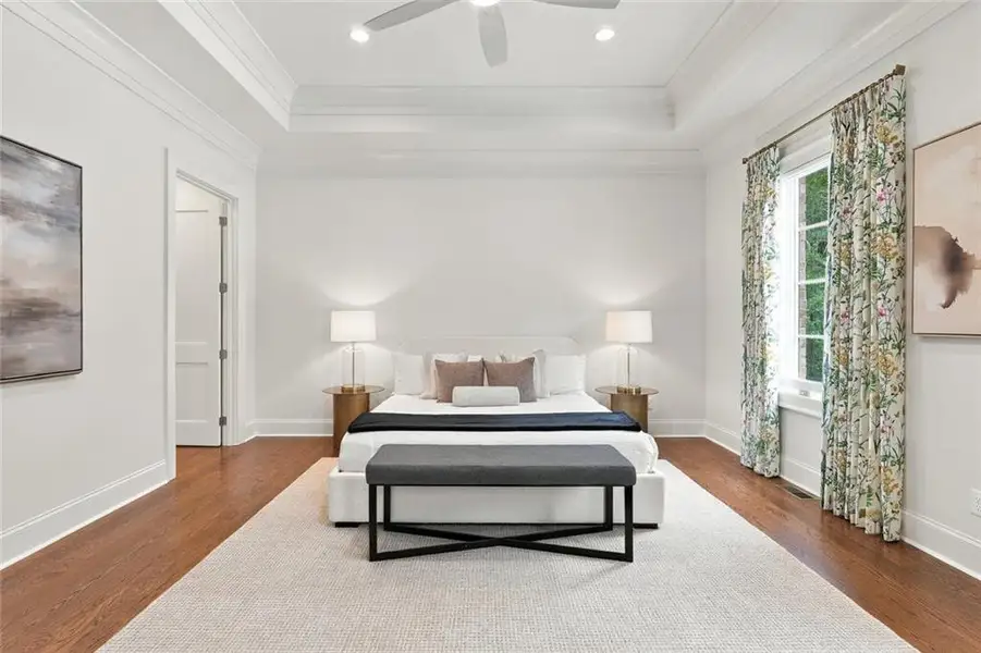 Furnished interior view inside a new home in , Sandy Springs (Image 57).