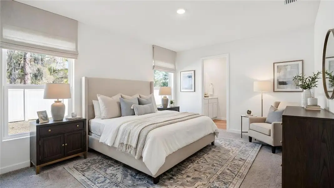 Furnished interior view inside a new home in Sunset Hills, Summerfield (Image 7).