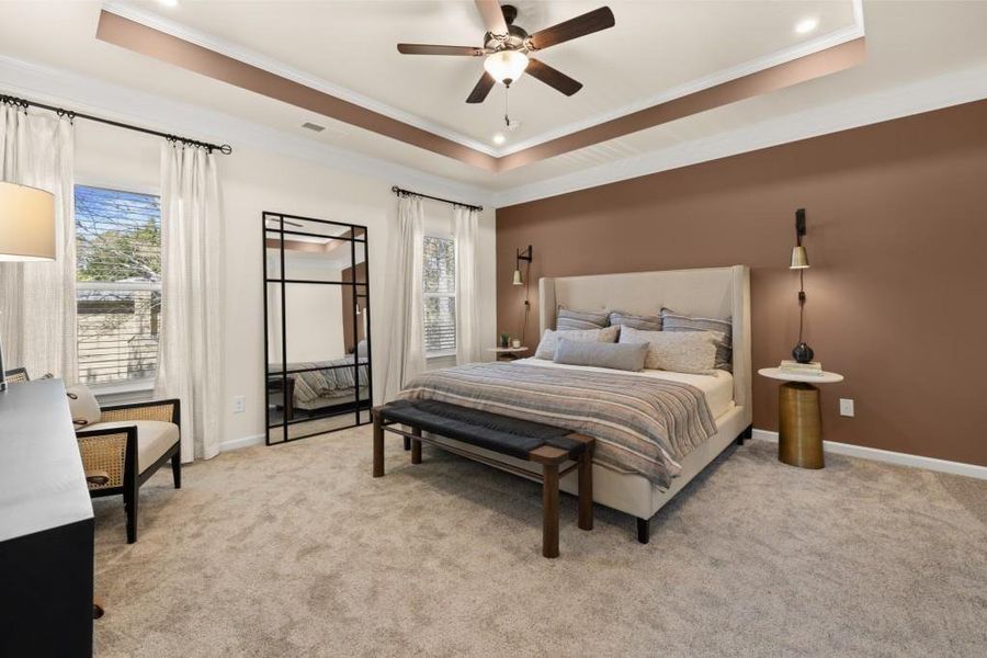 Furnished interior view inside a new home in Franklin Manor, Lawrenceville (Image 15).