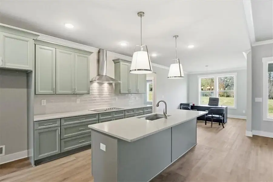 Furnished interior view inside a new home in , Statham (Image 10).