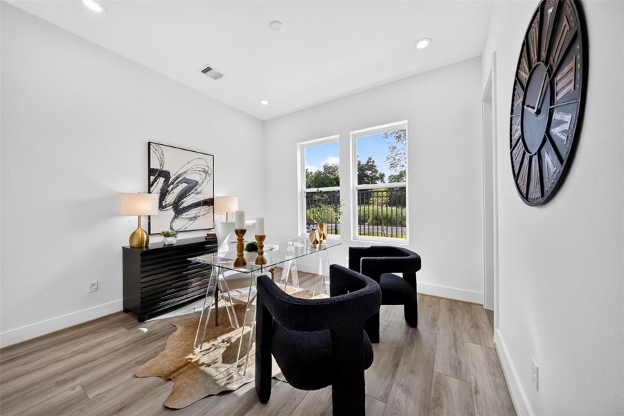 Furnished interior view inside a new home in , Houston (Image 29).