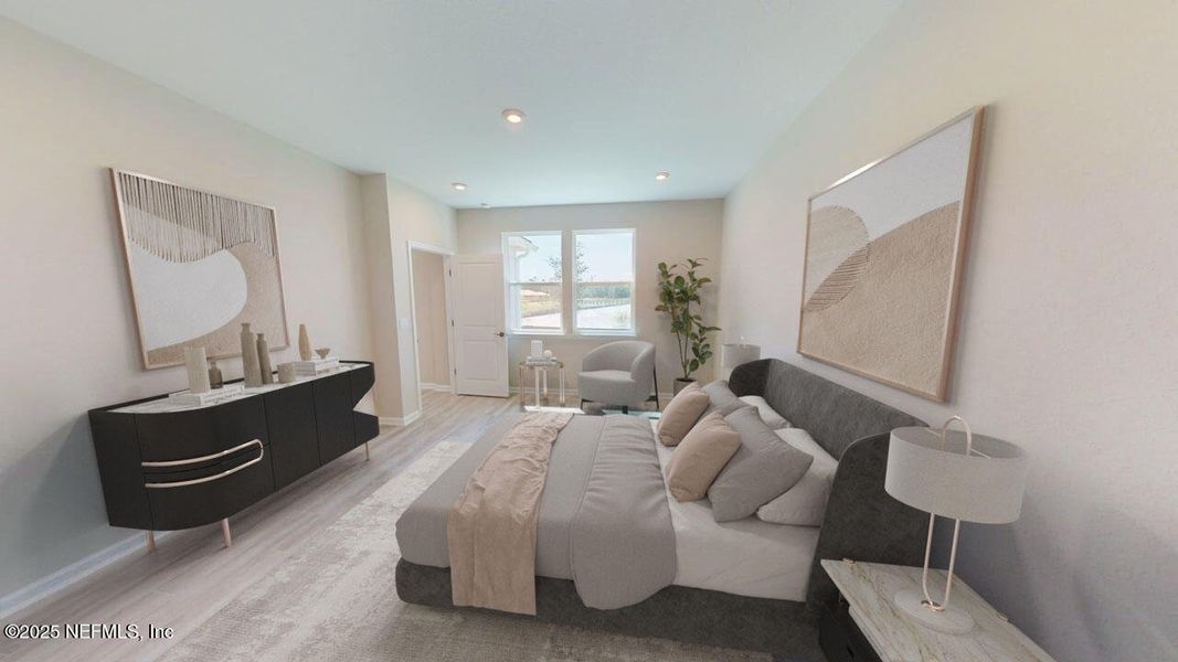 Furnished interior view inside a new home in RiverTown - WaterSong, St. Johns (Image 7).