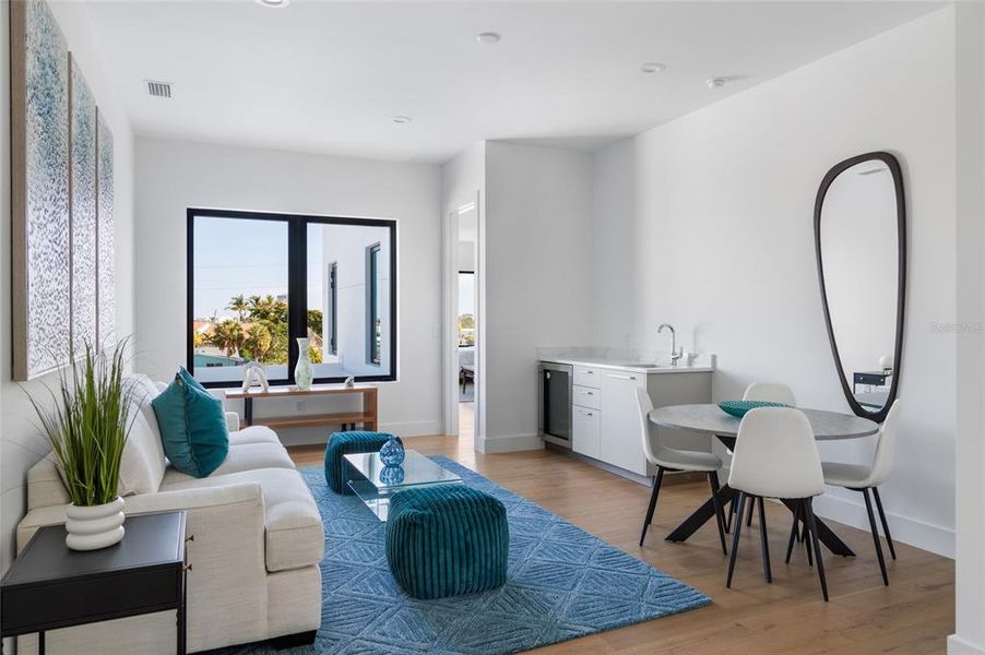 Furnished interior view inside a new home in , Sarasota (Image 33).