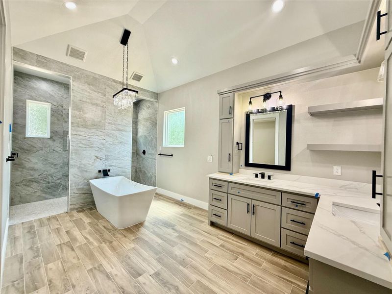 In-progress construction of a new home in , Splendora, TX (Image 22). In-progress construction of a new home in , Splendora, TX (Image 22).