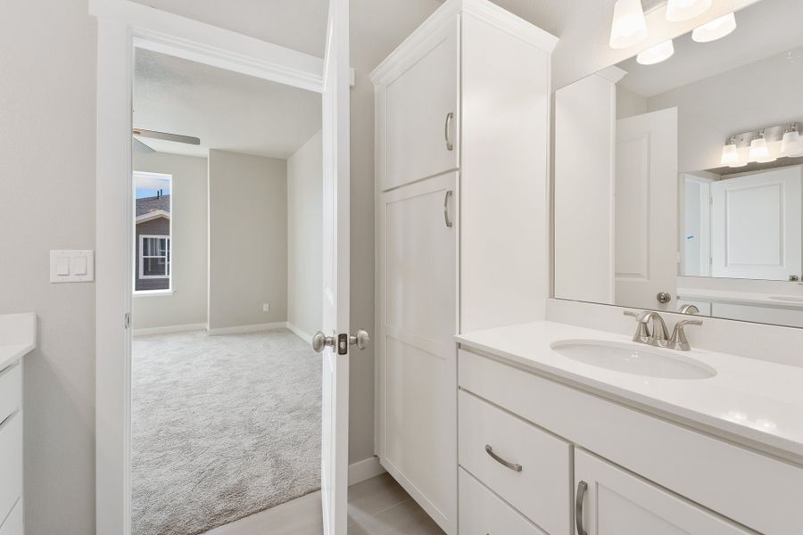 Furnished interior view inside a new home in The Lakes at Centerra, Loveland (Image 7).