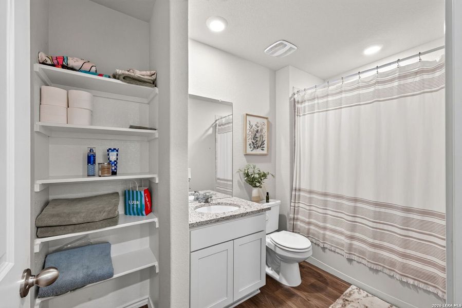 Furnished interior view inside a new home in Preserve at Medina, Von Ormy (Image 5).