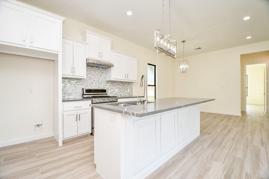 Furnished interior view inside a new home in , Houston (Image 8). Furnished interior view inside a new home in , Houston (Image 8).
