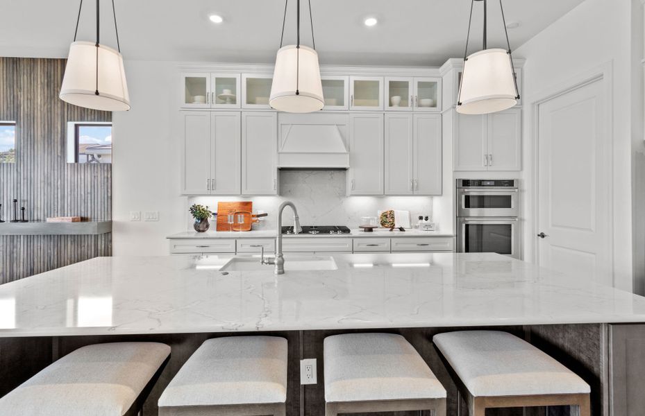 Large center island with ample storage Large center island with ample storage