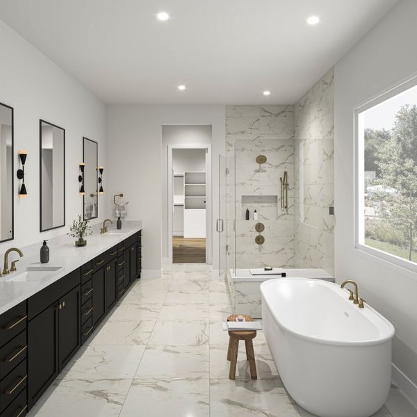 Furnished interior view inside a new home in , Houston (Image 7). Furnished interior view inside a new home in , Houston (Image 7).