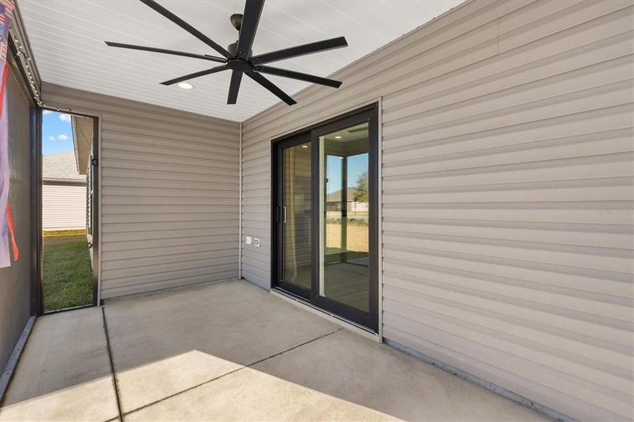 Exterior details and patio area of a home in , The Villages (Image 20).