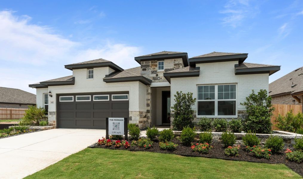 Front exterior of a home in the Alsatian Oaks community, located in Castroville, TX (Image 5). Front exterior of a home in the Alsatian Oaks community, located in Castroville, TX (Image 5).