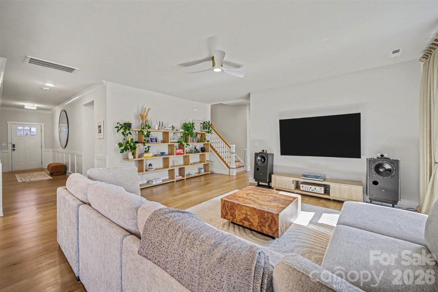 Furnished interior view inside a new home in Enclave at Caldwell, Charlotte (Image 7).