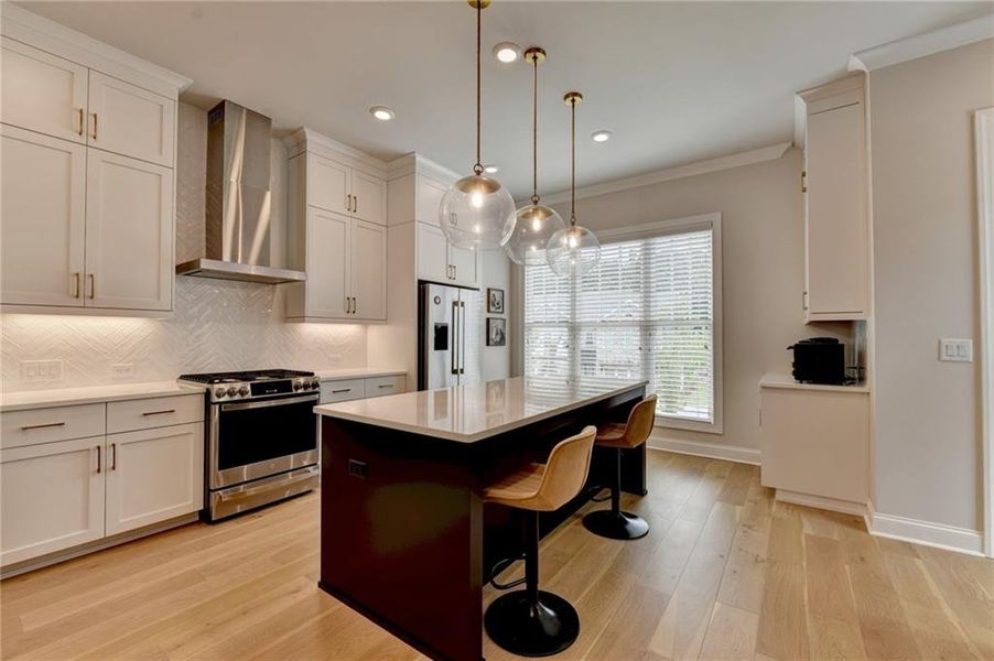 Furnished interior view inside a new home in , Alpharetta (Image 20).