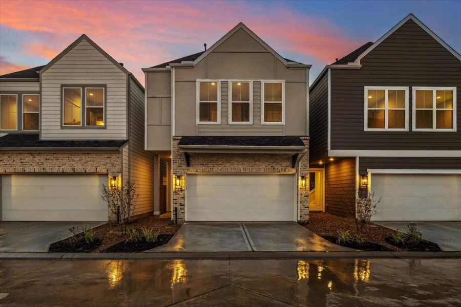 Front exterior of a new home in , Houston, TX, highlighting curb appeal (Image 2). Front exterior of a new home in , Houston, TX, highlighting curb appeal (Image 2).