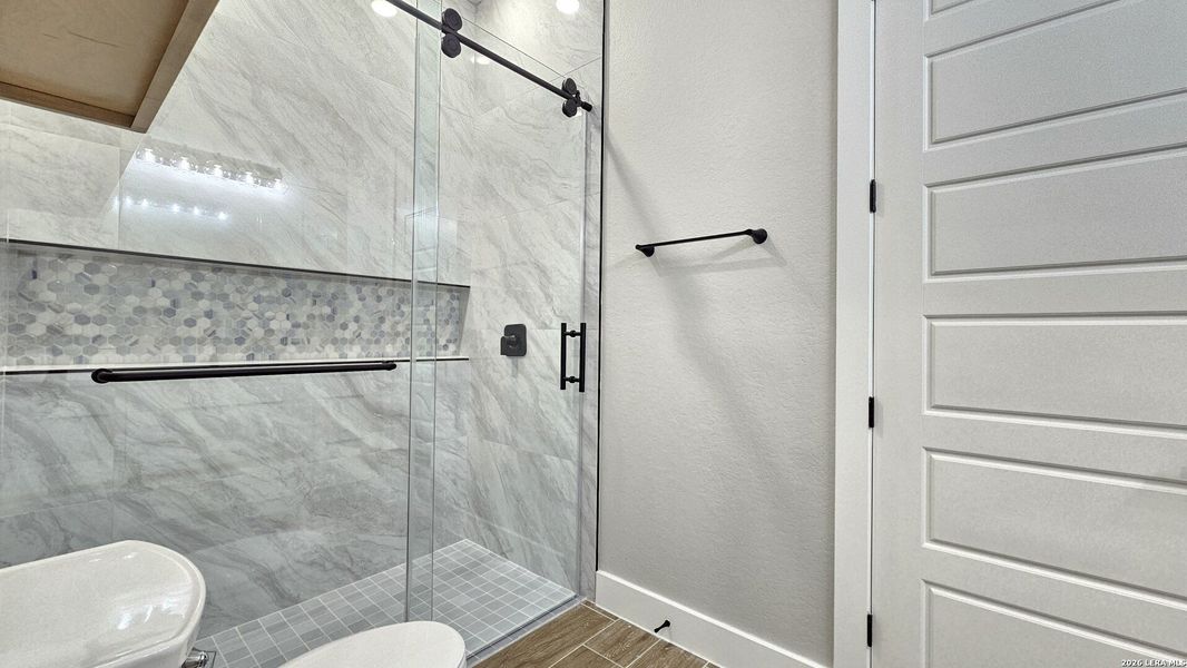 Furnished interior view inside a new home in , Adkins (Image 16).