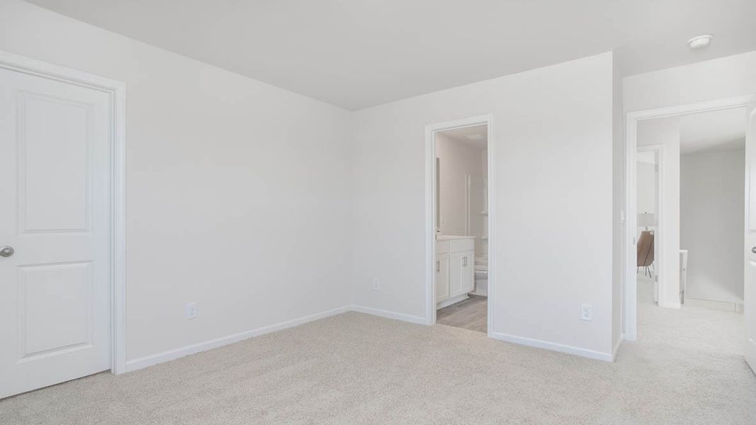 Representative unfurnished interior of a home built from the KYLE by D.R. Horton in Hudson Glen, Mocksville (Image 18).