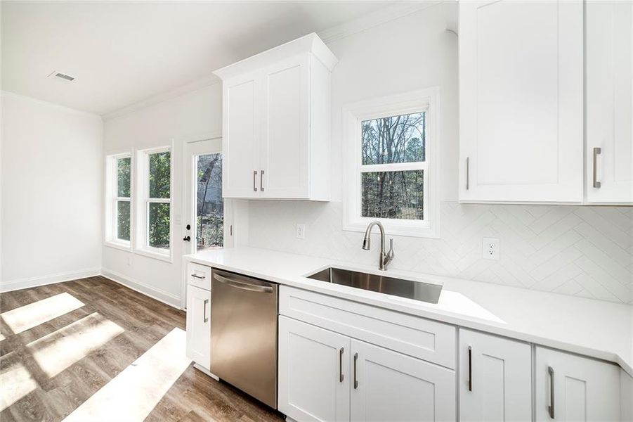 Furnished interior view inside a new home in , Dawsonville (Image 8).