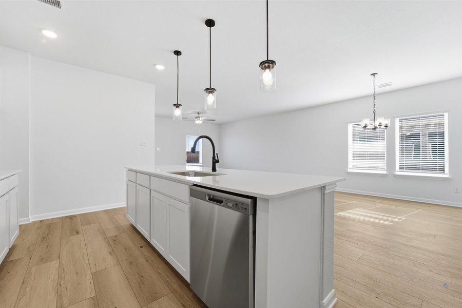 Furnished interior view inside a new home in Pebblebrook, Sherman (Image 6).