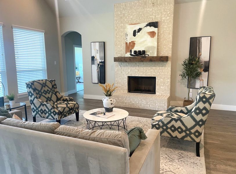 Furnished interior view inside a new home in LeTara, Haslet (Image 6). Furnished interior view inside a new home in LeTara, Haslet (Image 6).
