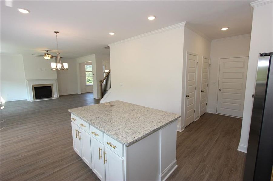 Furnished interior view inside a new home in Clark Farms, Flowery Branch (Image 7).